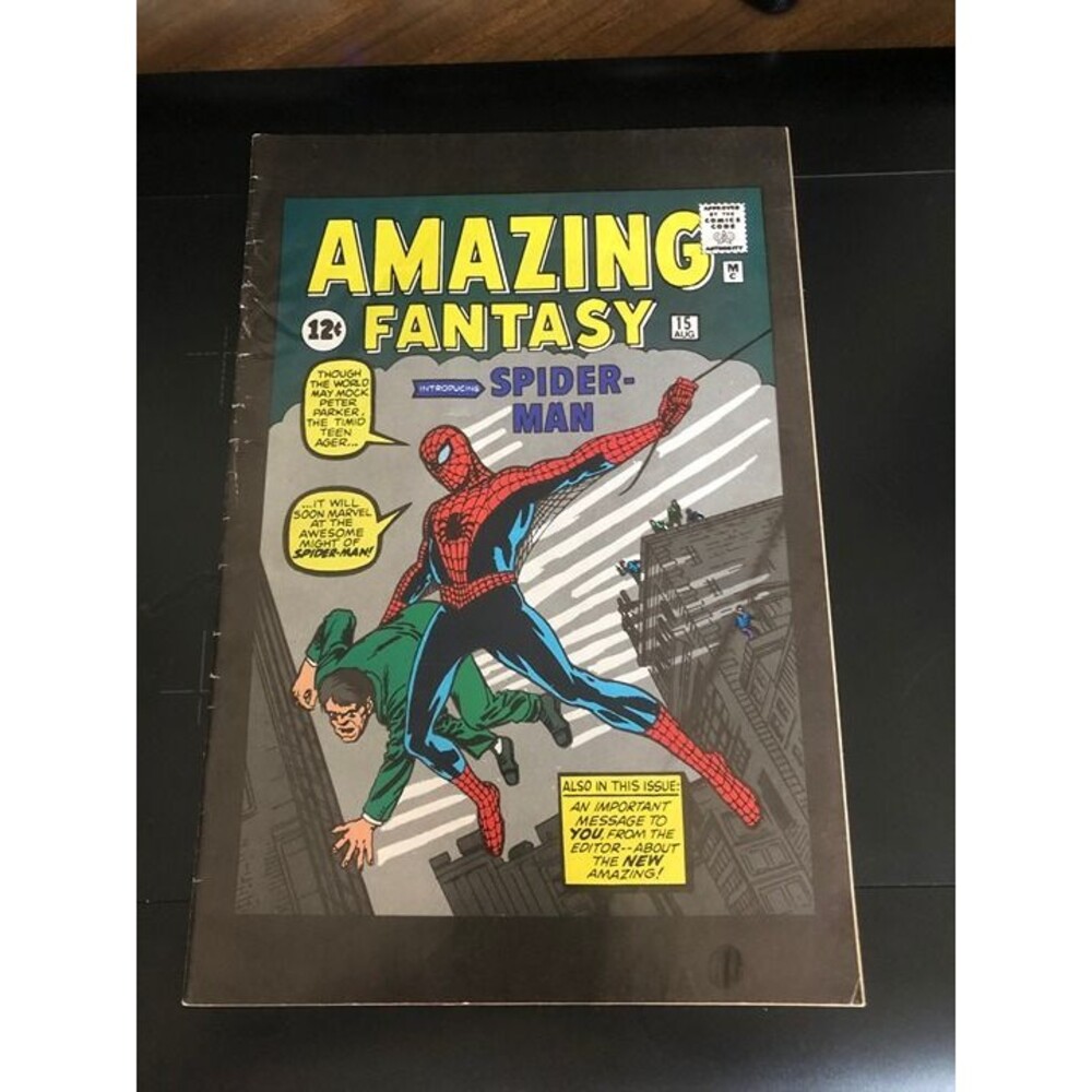 Amazing Fantasy 15 Toy Biz Reprint Of 1ST Appearance SPIDER-MAN Marvel 2001
